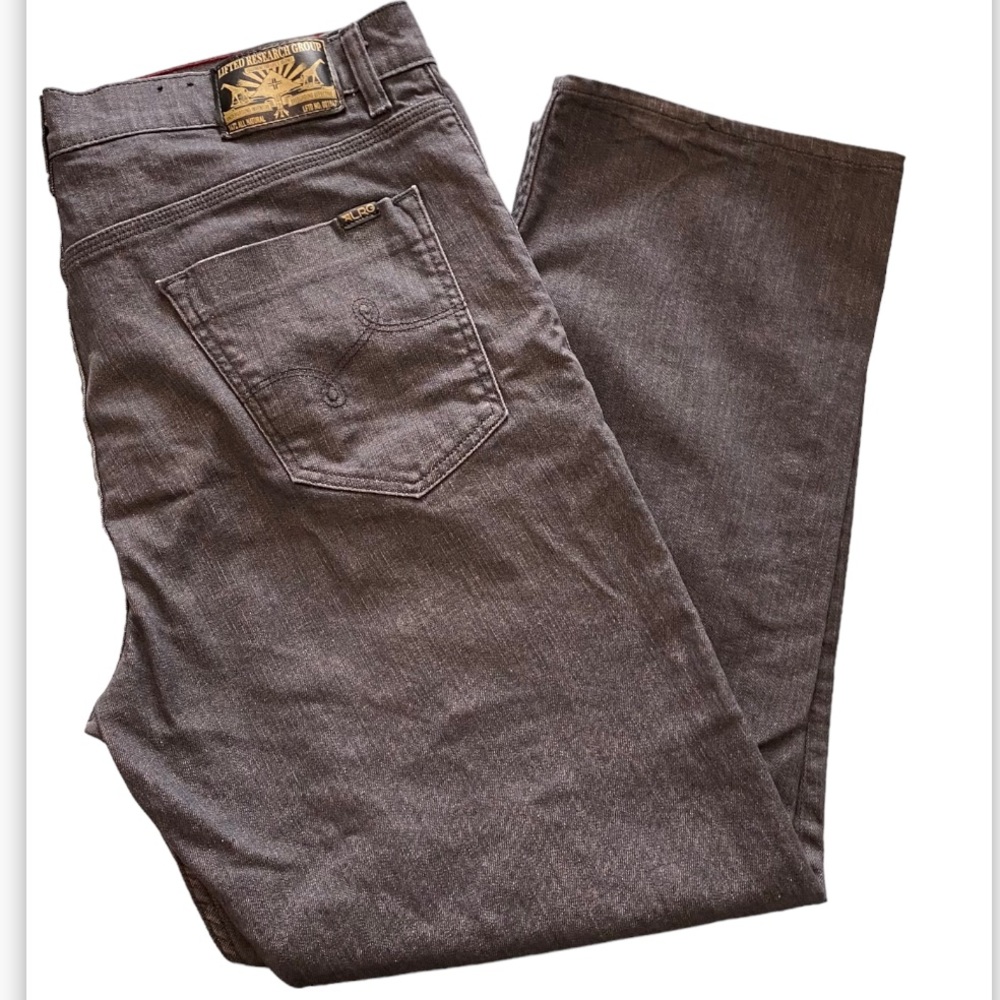 LRG Lifted Research Group Mens Classic C47 Fit Jeans Size 40 Dark Gray.
